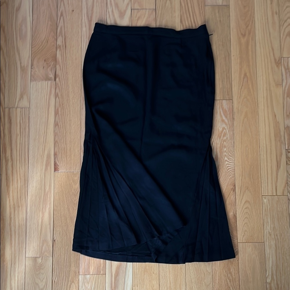 Elegant Black Skirt Sonia Rykiel made in France vintage